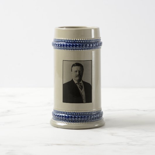 President Theodore Roosevelt Portrait Beer Stein Bierpul (Center)