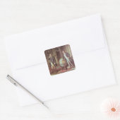 President Theodore Roosevelt Vierkante Sticker (Envelop)