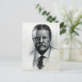 President Theodore Teddy Roosevelt Briefkaart (Staand voorkant)
