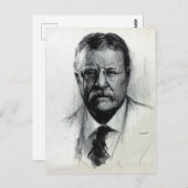President Theodore Teddy Roosevelt Briefkaart (Voorkant / Achterkant)