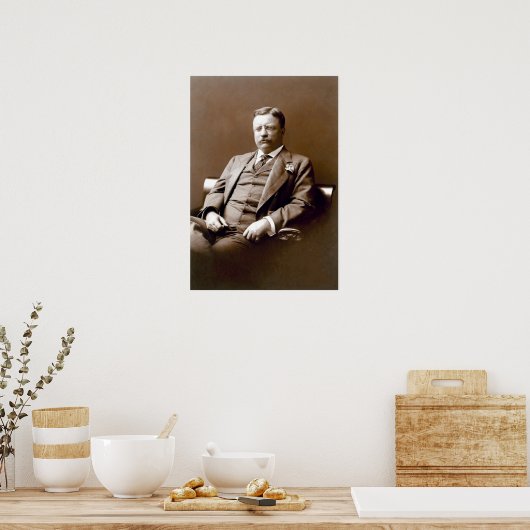 President Theodore Teddy Roosevelt Poster (Keuken)
