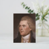 President Thomas Jefferson Briefkaart (Staand voorkant)