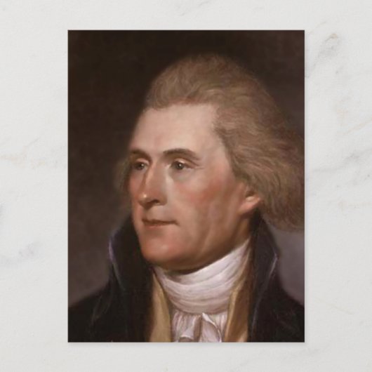 President Thomas Jefferson Briefkaart (Voorkant)