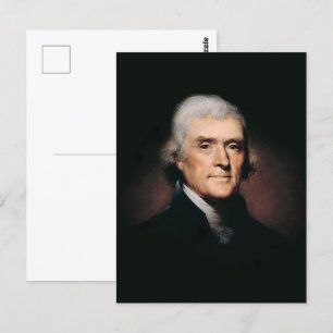 President Thomas Jefferson Briefkaart