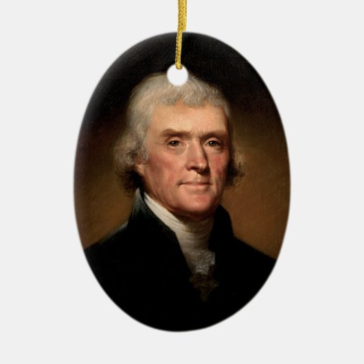 President Thomas Jefferson Ornament (Voorkant)
