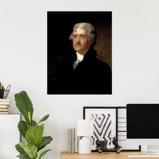 President Thomas Jefferson Poster (Thuiskantoor)