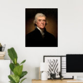 President Thomas Jefferson Poster (Thuiskantoor)