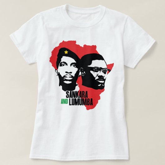 President Thomas of Burkina Sankara F T-shirt (Design voorkant)