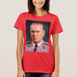 President Tito in Maarschalksuniform Historisch T-shirt