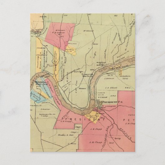 President Township Briefkaart (Voorkant)