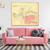 President Township Canvas Afdruk (Insitu (Woonkamer))