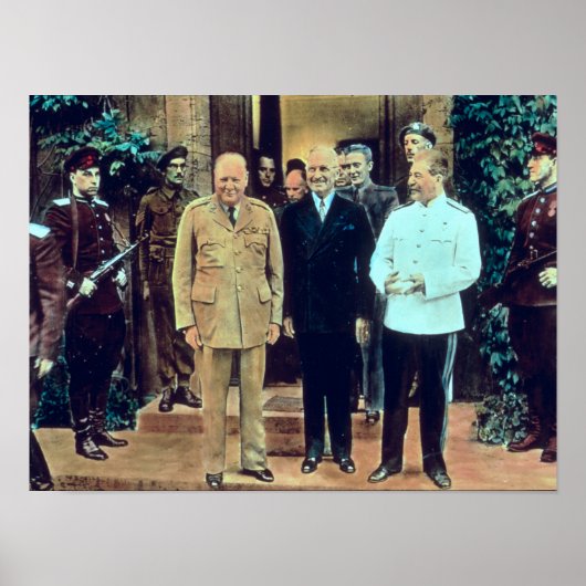 President Truman en Joseph Stalin Poster (Voorkant)