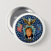 President Trump 2016 Ronde Button 7,6 Cm (Voorkant /achterkant)
