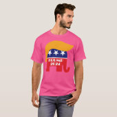 President Trump 2024 herkozen als Republikeinse ol T-shirt (Voorkant volledig)