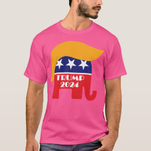 President Trump 2024 herkozen als Republikeinse ol T-shirt