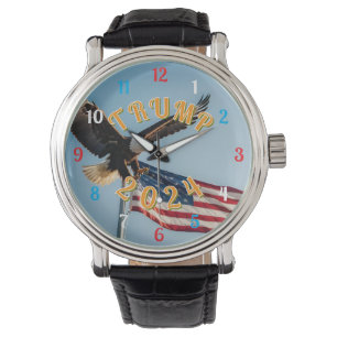 PRESIDENT TRUMP 2024 HORLOGE