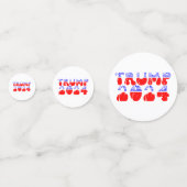 President Trump 2024 Patriottische Verkiezingen Fo Confetti (Voorkanten)