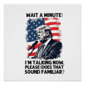 President Trump 2024 Perfect Poster (Voorkant)