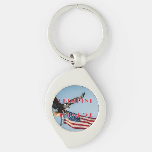 PRESIDENT TRUMP 2024 SLEUTELHANGER (Voorkant)