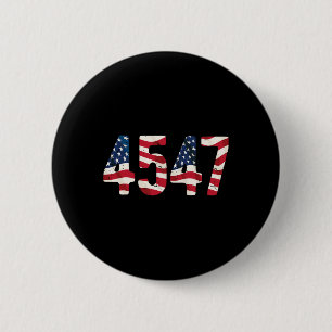 President Trump 2024 Vintage 45 47 VS verontrust Ronde Button 5,7 Cm