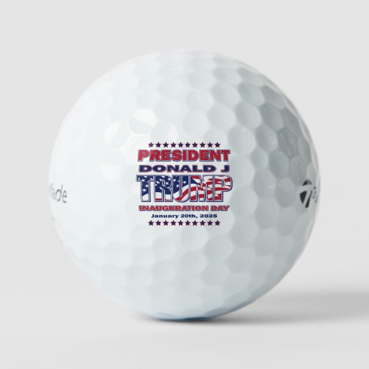 President Trump 2025 Golfballen (Voorkant)