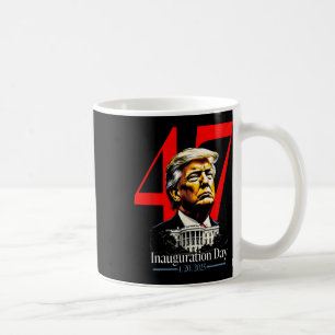 President Trump 2025 inauguratie dag  Koffiemok
