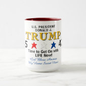 President Trump 45 47 rood wit blauw Mok (Midden)