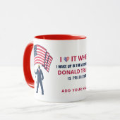 President Trump-aanhanger Republikeins geschenk 20 Mok (Voorkant links)