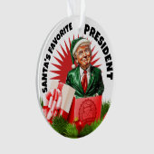 President Trump Acryl Ornament (voorkant)