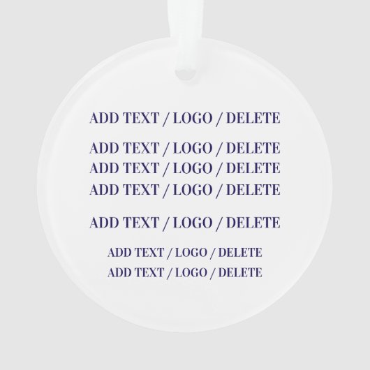 President Trump Acryl Ornament (achterkant)