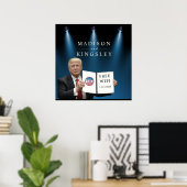 President Trump Amazing Wedding WIFI SIGN Poster (Thuiskantoor)