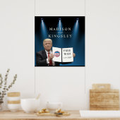 President Trump Amazing Wedding WIFI SIGN Poster (Keuken)