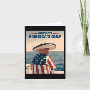 President Trump Amerika's Golf Mexico Sombrero Ame Kaart