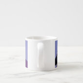 President Trump beklaagt Amerikaanse vlag Espresso Kop (Achterkant)