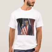 President Trump beklaagt Amerikaanse vlag T-shirt (Voorkant)
