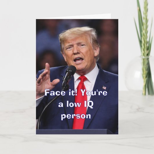 President Trump beterschap gefeliciteerd Kaart (Voorkant)