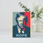 President Trump Briefkaart (Staand voorkant)