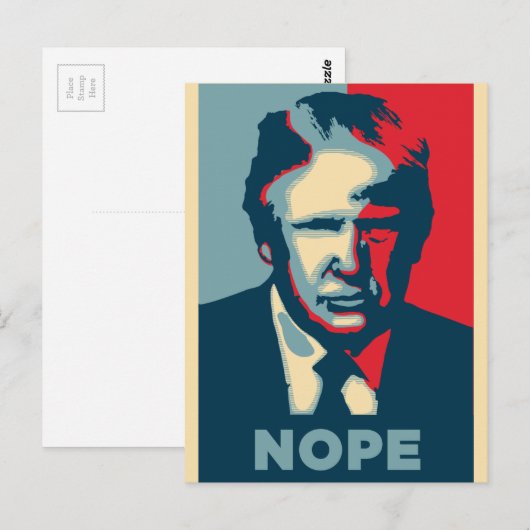 President Trump Briefkaart (Voorkant / Achterkant)