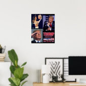 President Trump Bringing America Back - Trump 2020 Poster (Thuiskantoor)