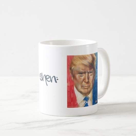 President Trump Coffee Mok (Voorkant rechts)