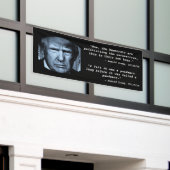 President Trump Corona Virus Quotes Spandoek (Buitenkant Gebouw)