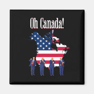 President Trump Dance Oh Canada Kaart Amerikaanse  Magneet