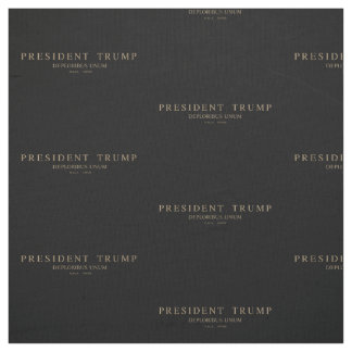 President Trump. Deploribus Unum. Stof