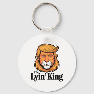 President Trump die de leugenachtige koning belach Sleutelhanger