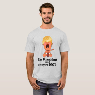 President Trump, Donald Trump, huilen Baby, Man ki T-shirt