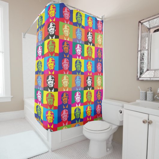 President Trump Douchegordijn (In situ)