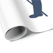 President Trump Draagt de Vlag van de VS Cadeaupapier (Rol Hoek)