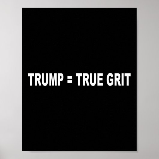 President Trump = Echte Moed Poster (Voorkant)