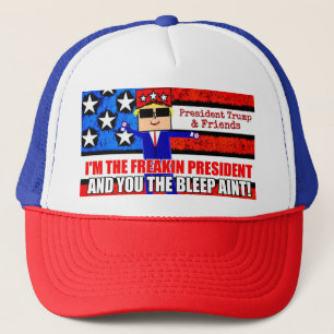 President Trump en Friends Cartoon Pet