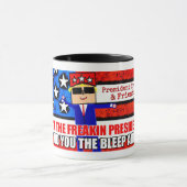 President Trump en Friends Mok (Midden)